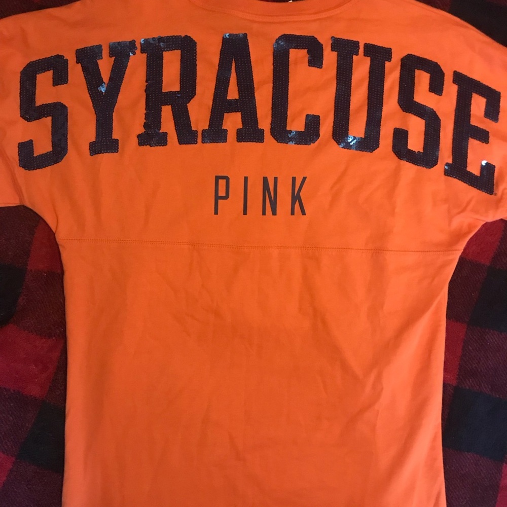 Pink collegiate collection Syracuse shirt NWT 🍊